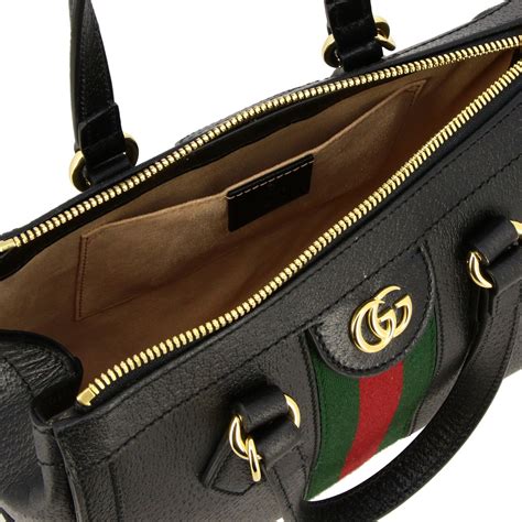 borsa gucci pelle nera